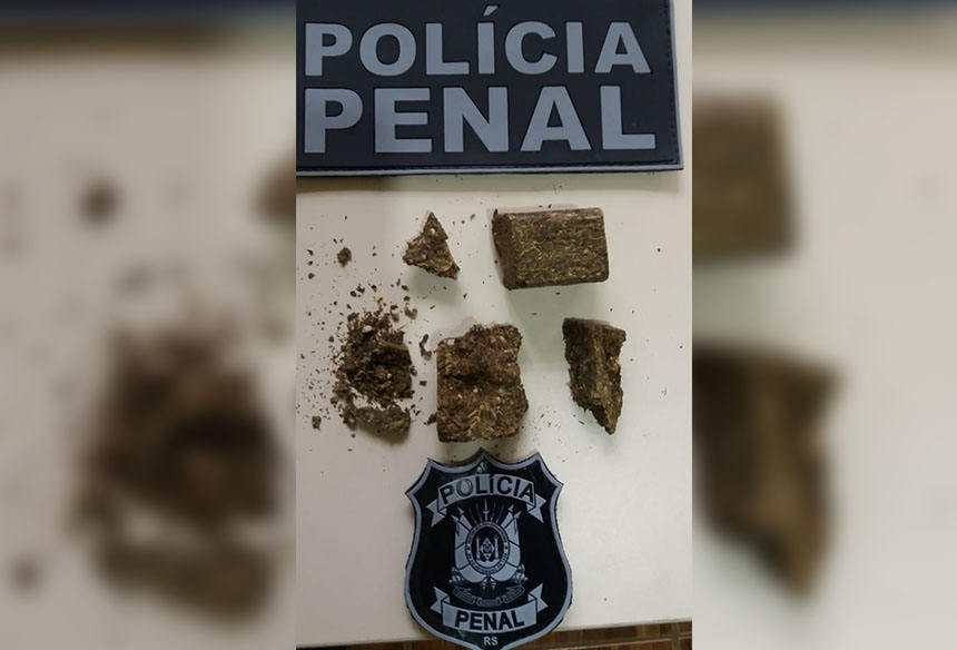 Polícia Penal de Dom Pedrito frustra arremesso de drogas para o interior da Penitenciária