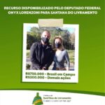 Livramento receberá quase R$ 1 milhão em emendas parlamentares