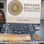 Dupla é presa com maconha em pochete em Cruz Alta