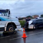 Motociclista morre em engavetamento na BR-158