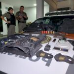 Dupla é flagrada com armas, droga e coletes balísticos em Santa Maria