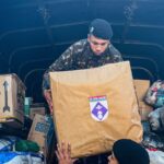 Segunda Bateria de Artilharia Antiaérea realiza doação de agasalhos para instituições sociais