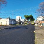 Obras de asfaltamento são retomadas no centro da cidade