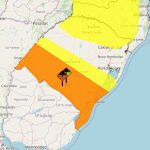 Granizo no Uruguai precede mudança do tempo em Livramento nas próximas horas