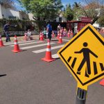 Futuros motoristas preencheram a minipista da Secretaria Municipal de Trânsito