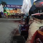 Centenas de corredores participaram do Pol Night Run na noite desta sexta-feira