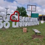 Cidade ganha totem com a frase: Eu Amo Sant´Ana do Livramento
