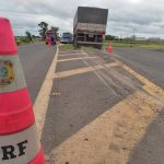 Morte e dor na rodovia: Caminhão atropela trabalhadores em obra na BR 158