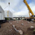 A nova Bem Querer. Estrutura modular da escola municipal começou a ser montada nesta quinta