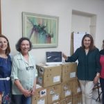 ONG Pró Vida Santanense, em parceria com o judiciário entrega dez monitores para as santa casa