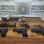 Operação da Brigada Militar em Sant’Ana do Livramento resulta em prisões e apreensão de arsenal e evita novo homicídio