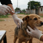 Campanha de vacinação antirrábica gratuita para cães no bairro Wilson