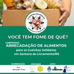 Campanha busca alimentos para Cozinhas Solidárias em Sant’Ana do Livramento