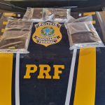 PRF apreende haxixe em ônibus que vinha da fronteira com o Uruguai