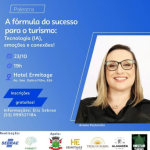 Palestra gratuita aborda o uso de inteligência artificial e emoções no turismo
