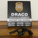 Agentes da DRACO cumprem mandado de busca e apreendem arma de fogo em Livramento