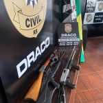 DRACO cumpre mandado de busca e apreensão e apreende quatro armas de fogo em Sant’Ana do Livramento