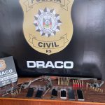 Draco de Sant’Ana do Livramento realiza operação e apreende armas, munições, estufa de cultivo e materiais de origem ilícita
