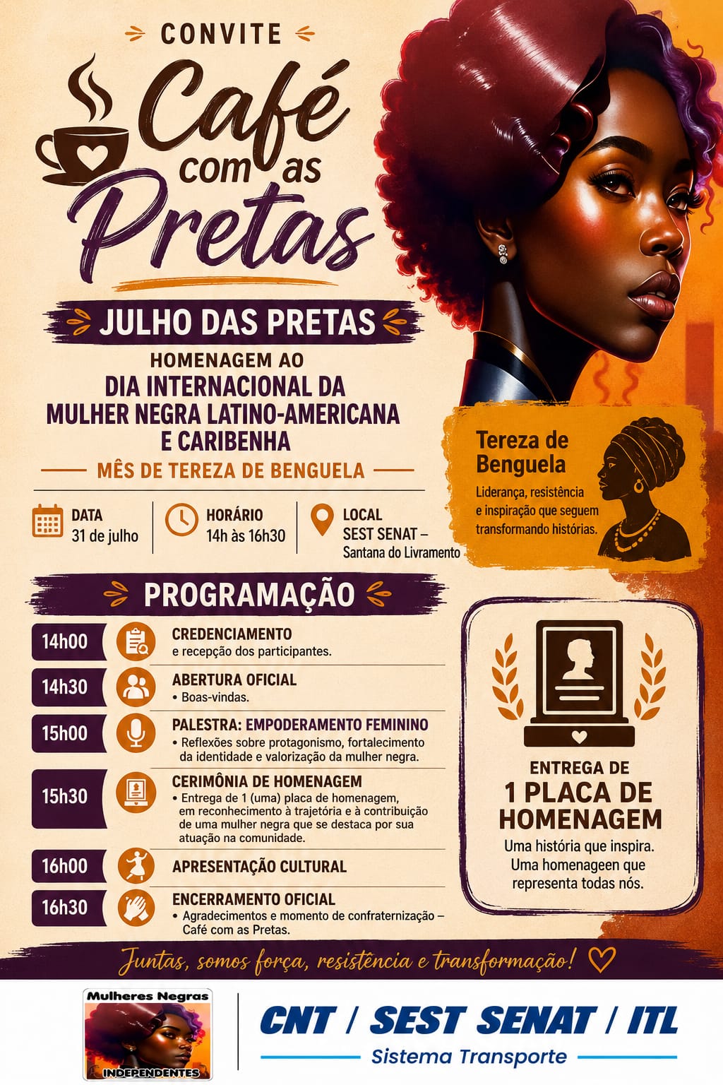 Evento em Livramento celebra o protagonismo da mulher negra